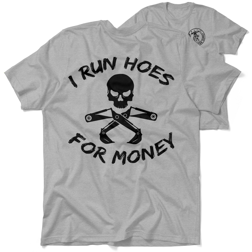 I Run Hoes - Heather Gray T-Shirt