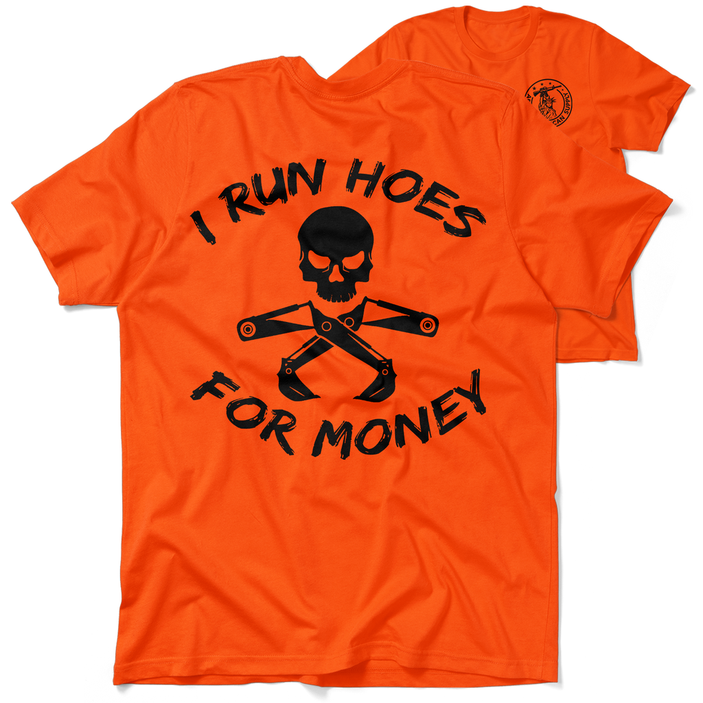 I Run Hoes - Safety Orange T-Shirt