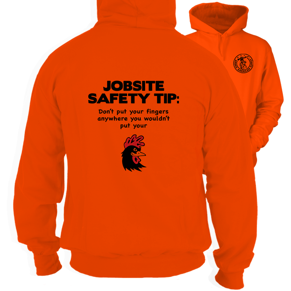 Jobsite - Hi-Vis Safety Orange Hoodie