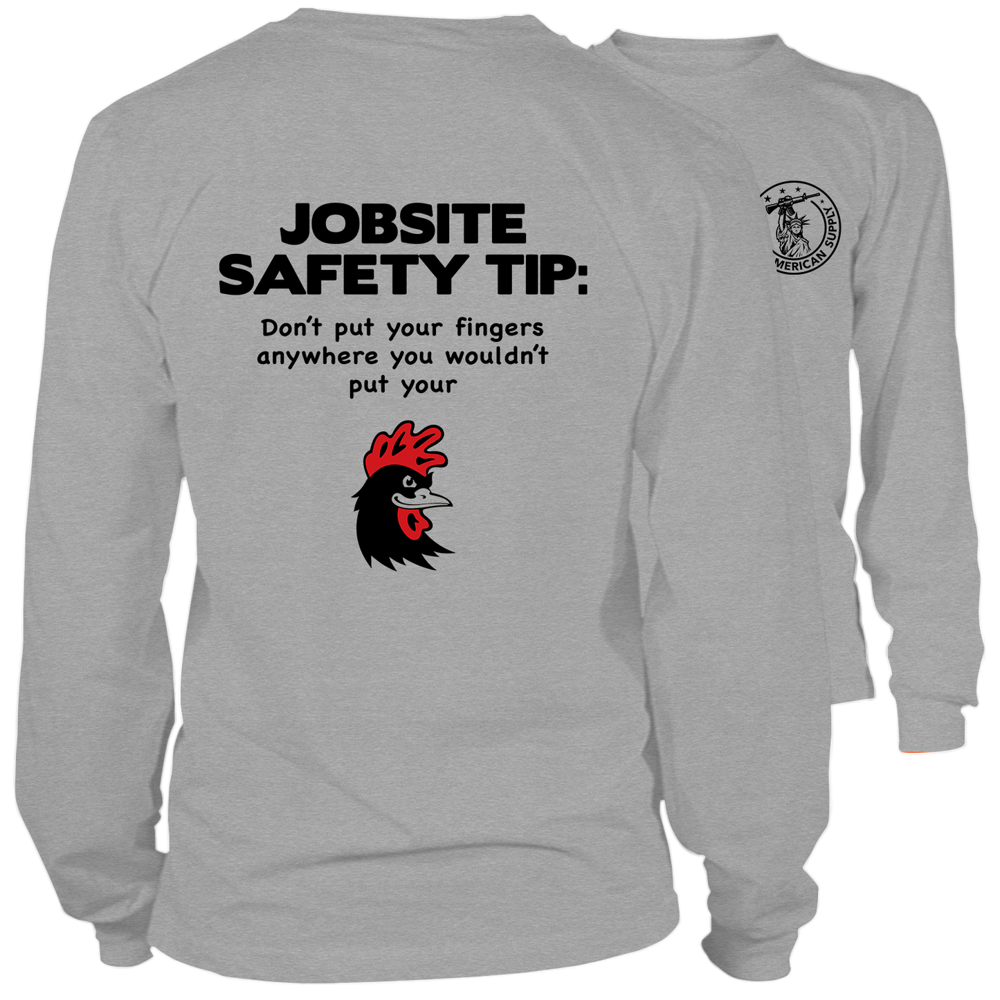 Jobsite - Long Sleeve Heather Gray Shirt