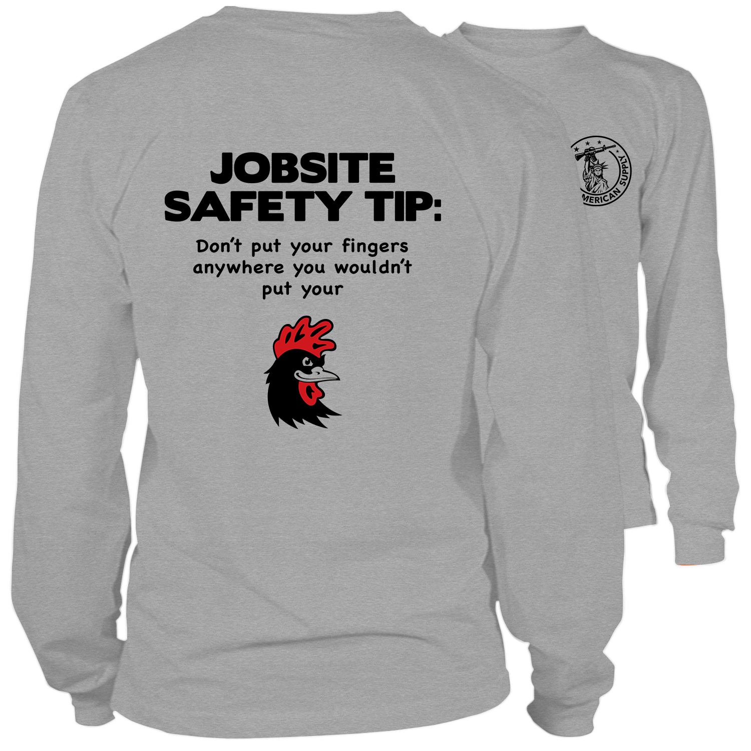 Jobsite - Long Sleeve Heather Gray Shirt