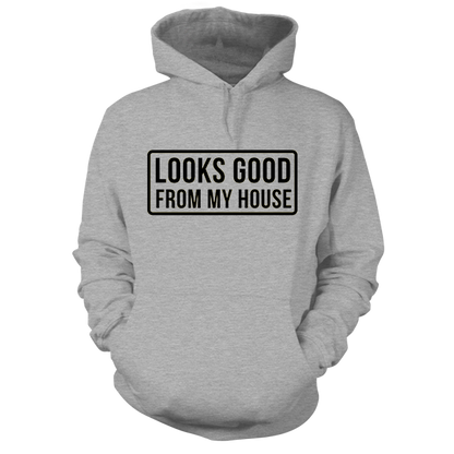 Looks Good - Heather Gray Hoodie