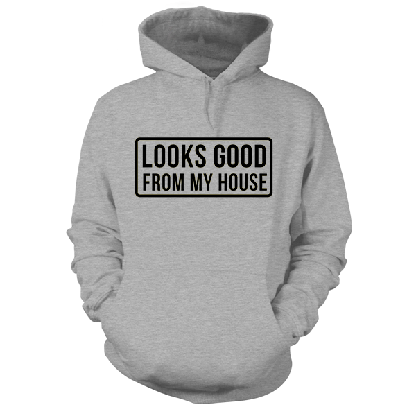 Looks Good - Heather Gray Hoodie