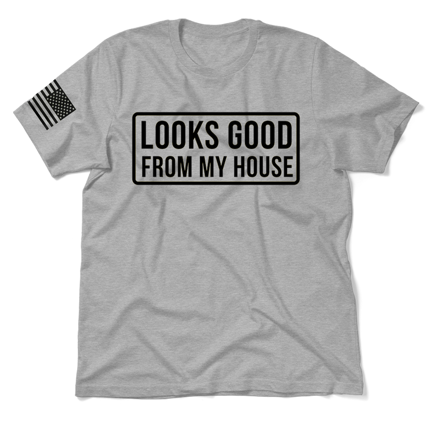 Looks Good - Heather Gray T-Shirt