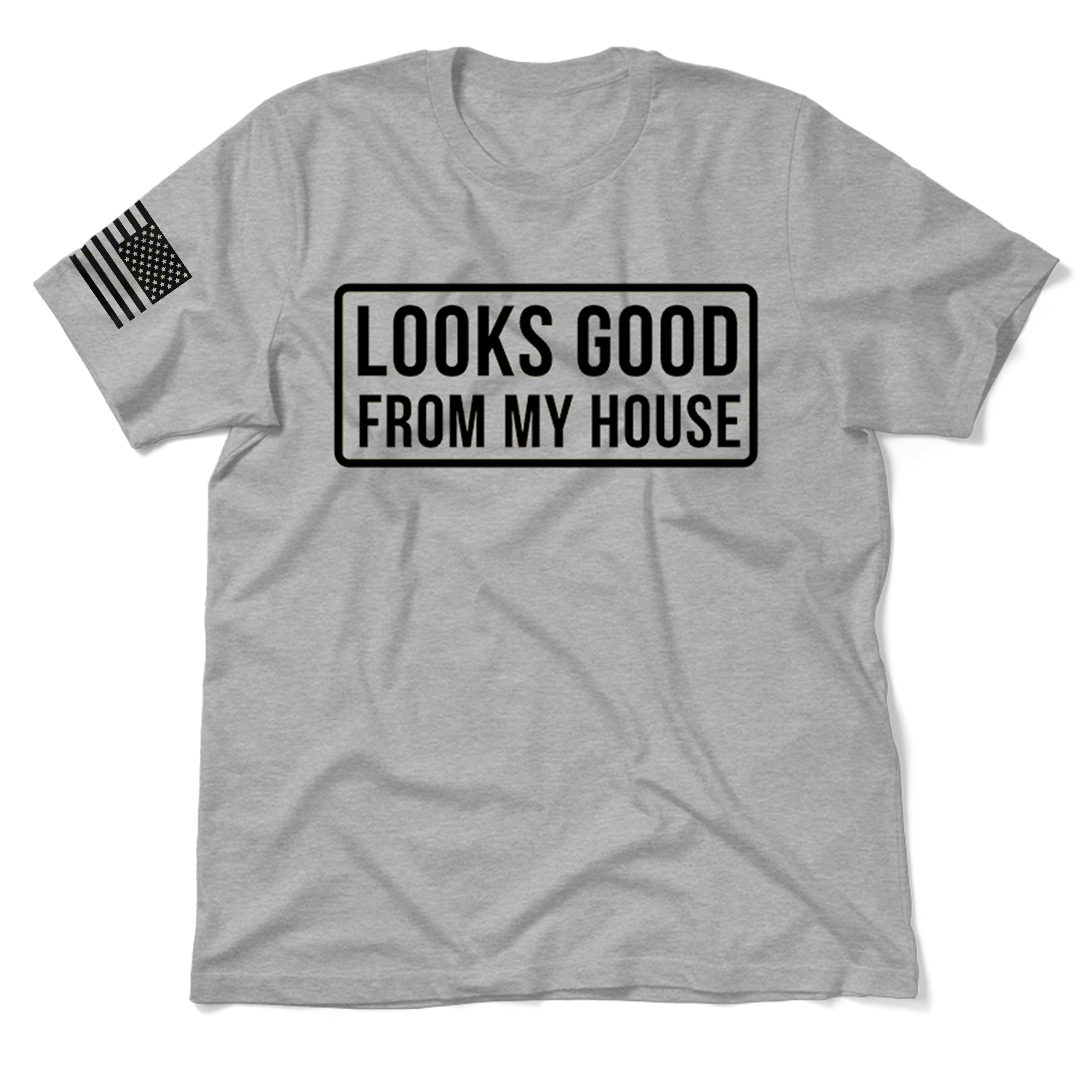 Looks Good - Heather Gray T-Shirt