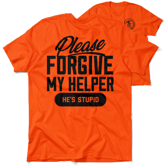 My Helper - Safety Orange T-Shirt