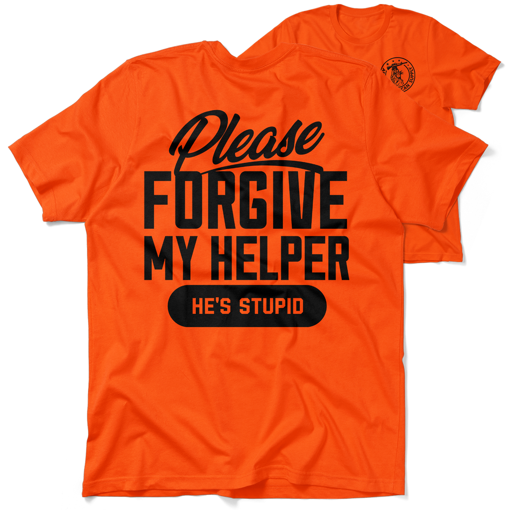 My Helper - Safety Orange T-Shirt