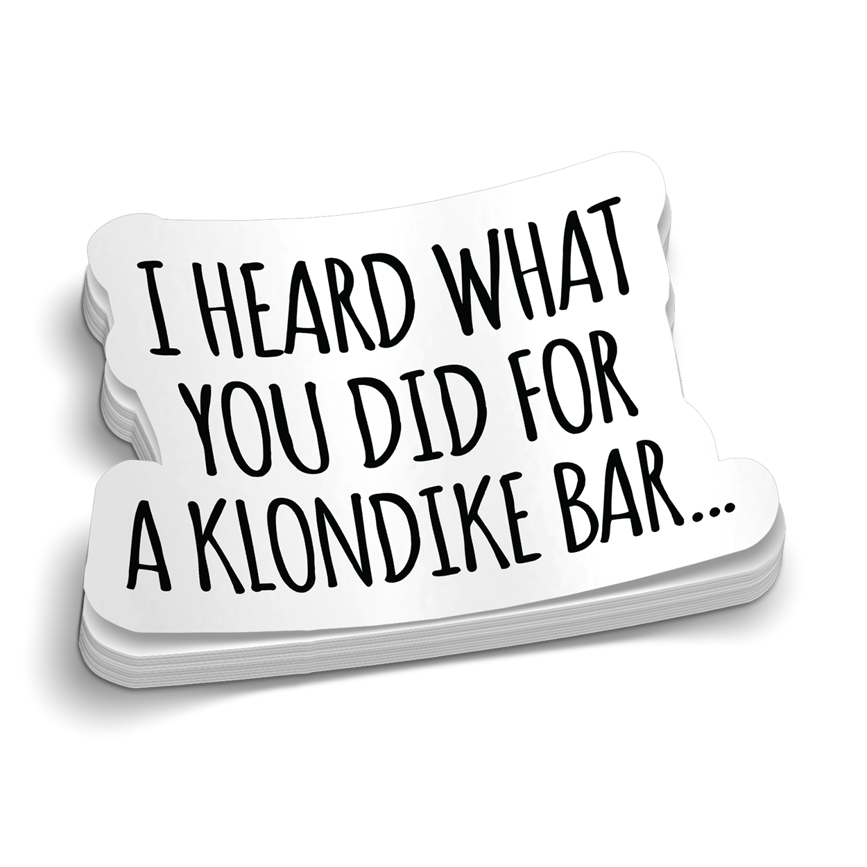 Klondike Bar Hard Hat Decal