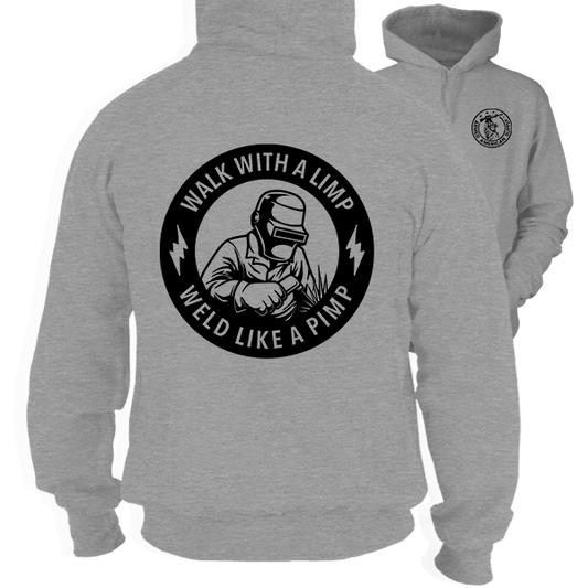 Weld Like a Pimp - Heather Gray Hoodie