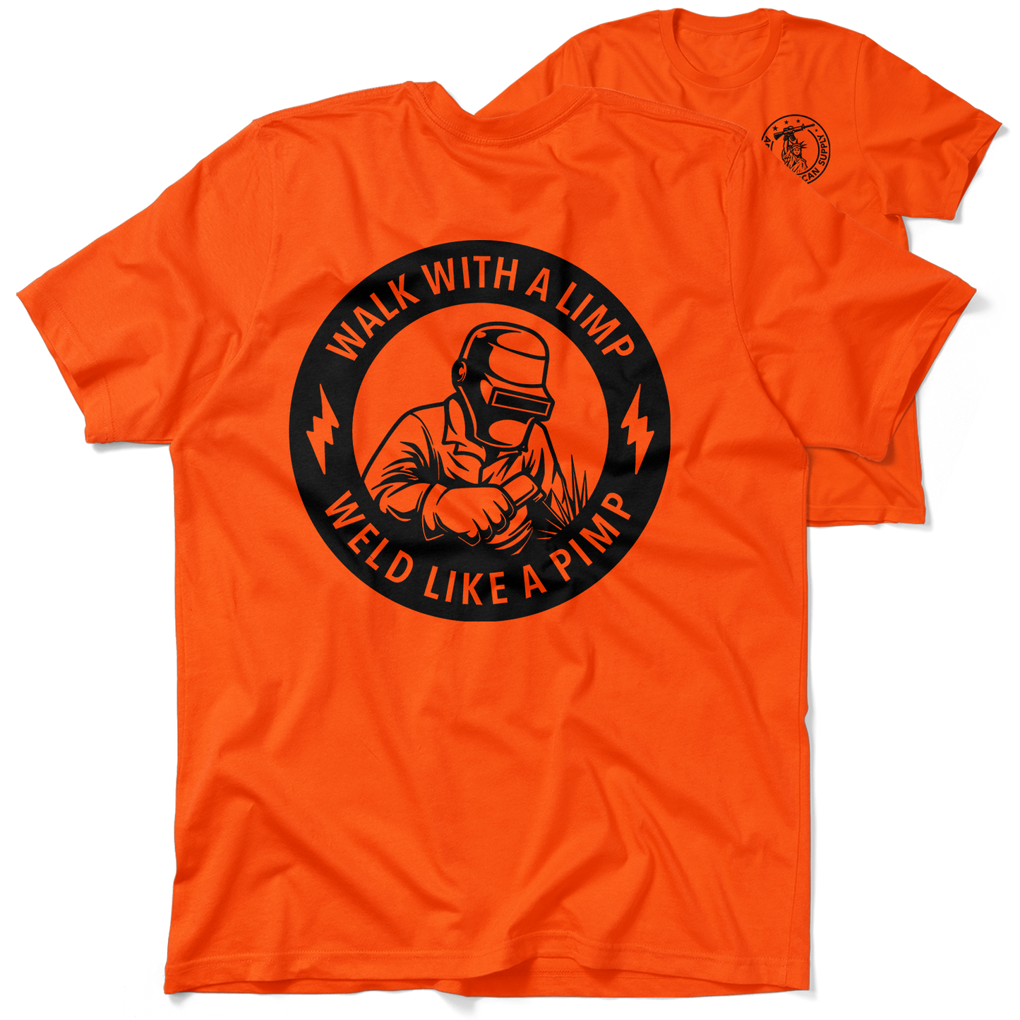 Pimp - Safety Orange T-Shirt