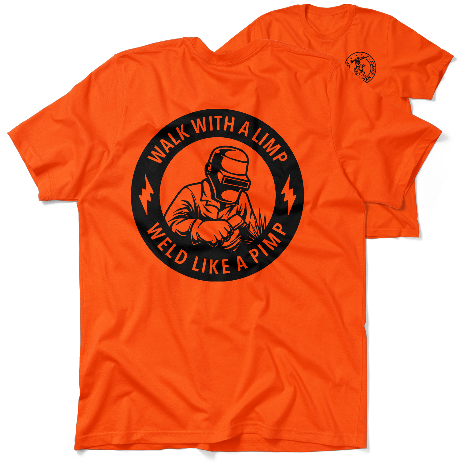 Pimp - Safety Orange T-Shirt