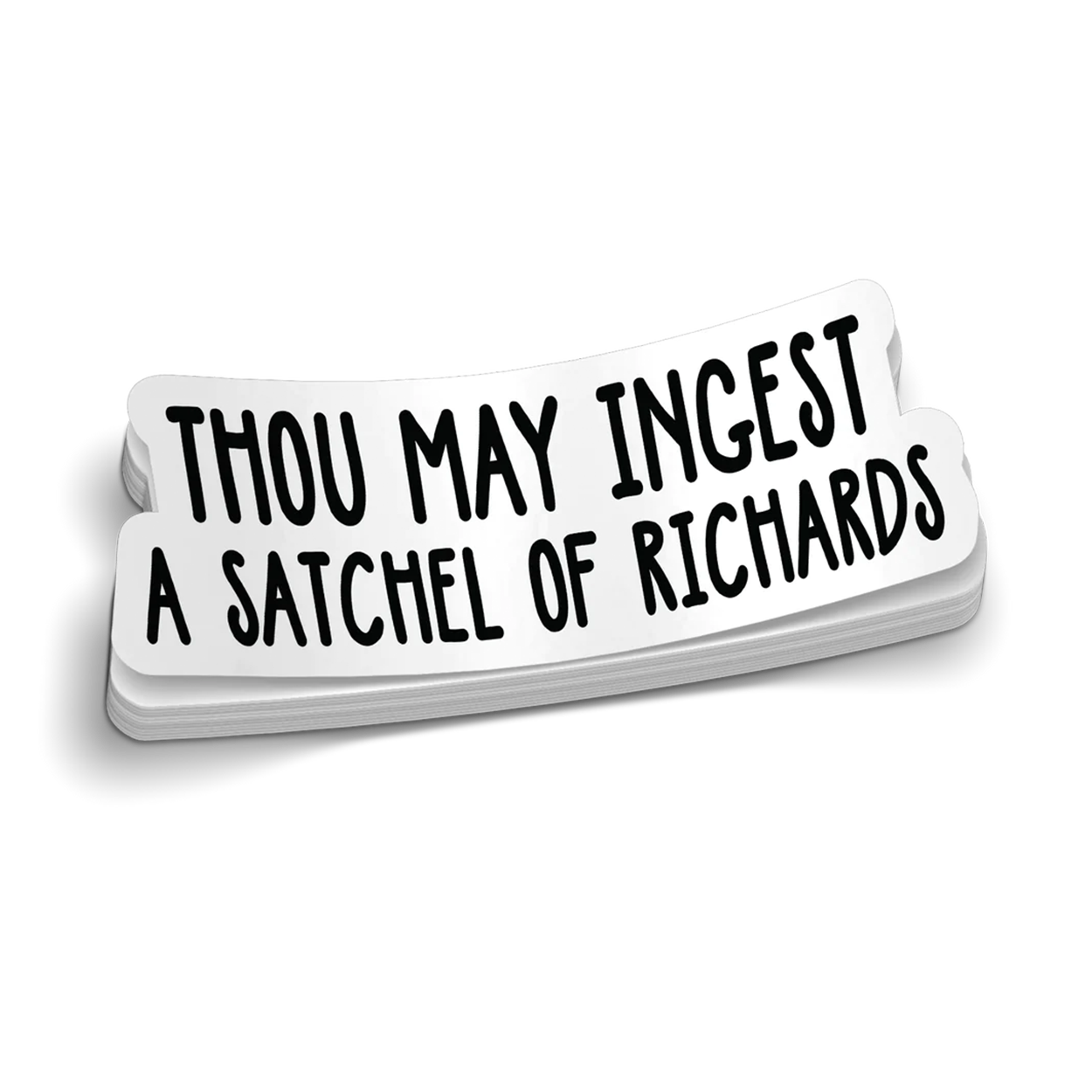 Satchel Of Richards Hard Hat Decal