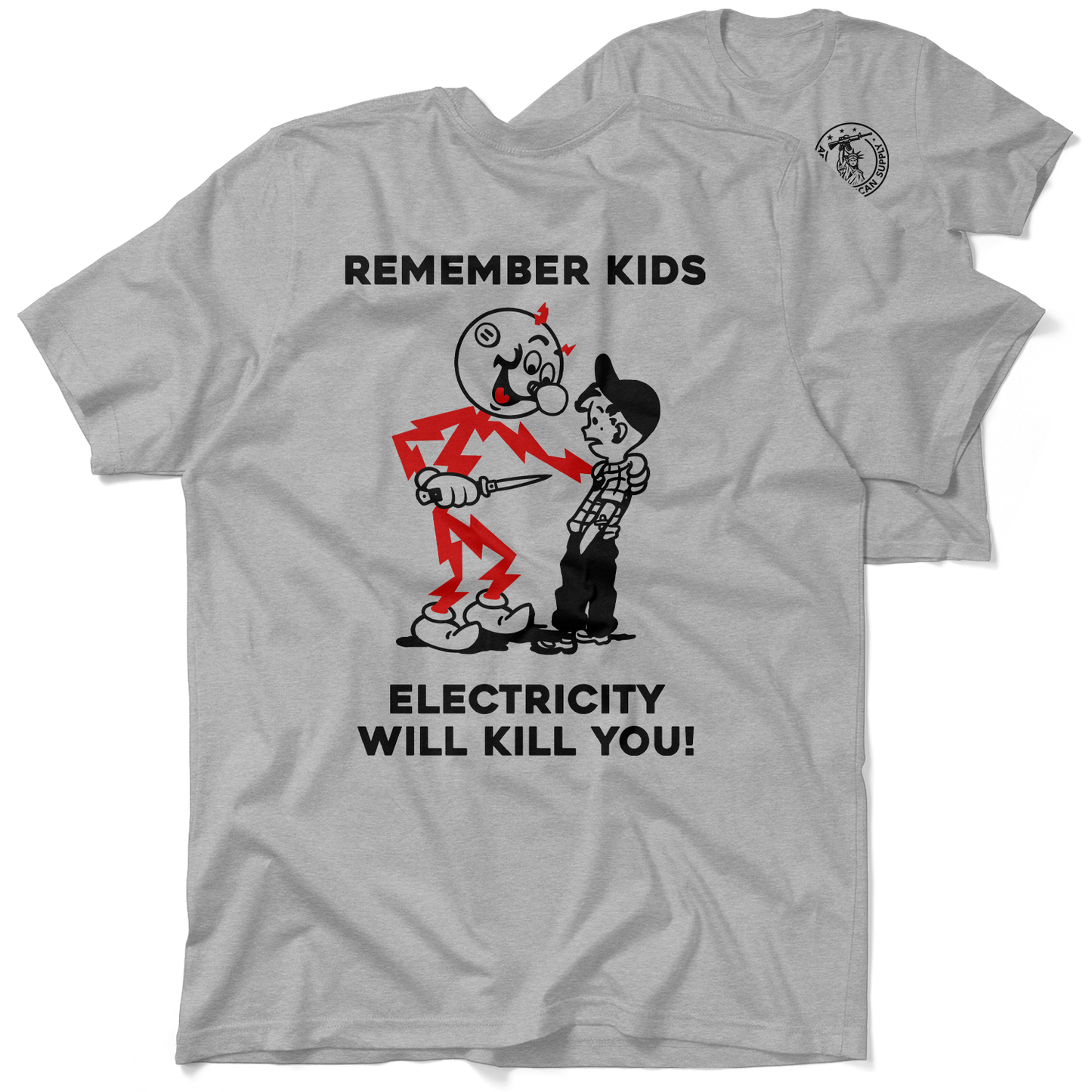 Remember Kids - Heather Gray T-Shirt