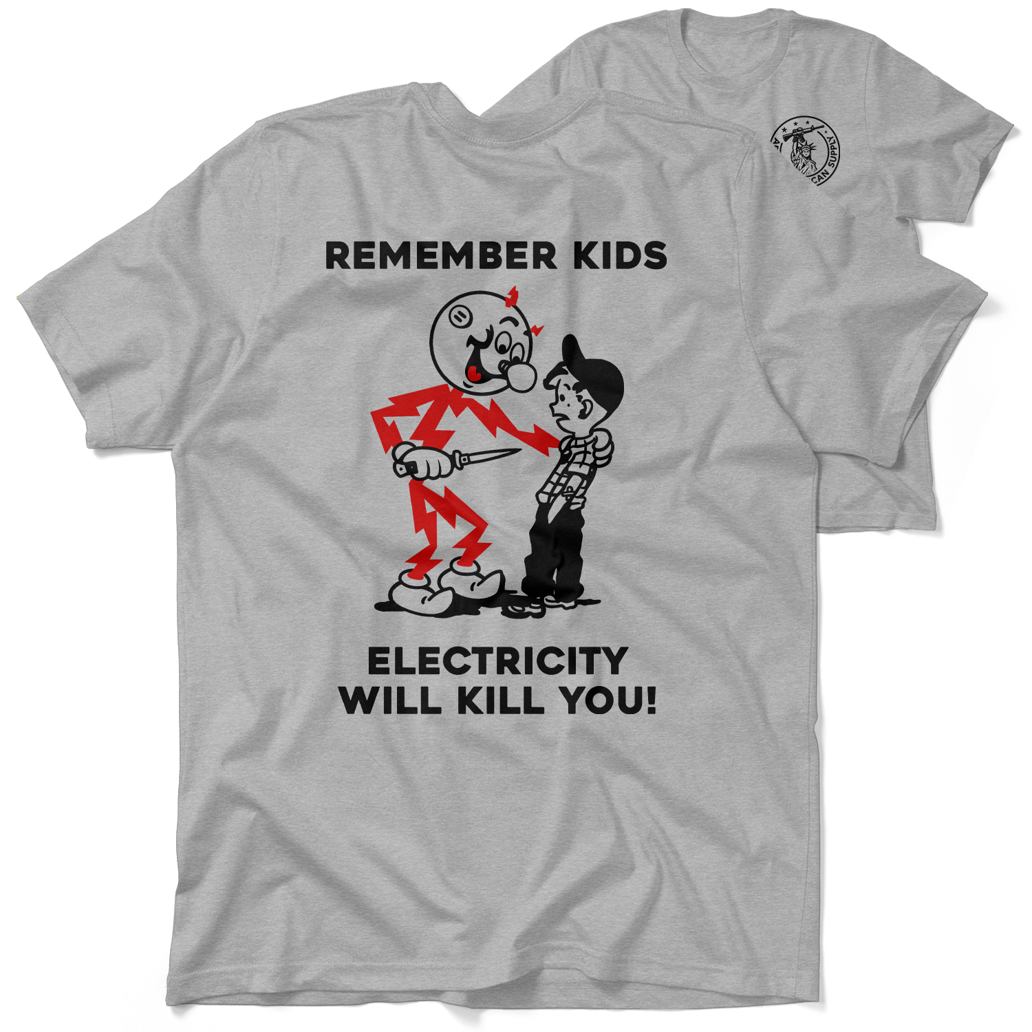 Remember Kids - Heather Gray T-Shirt