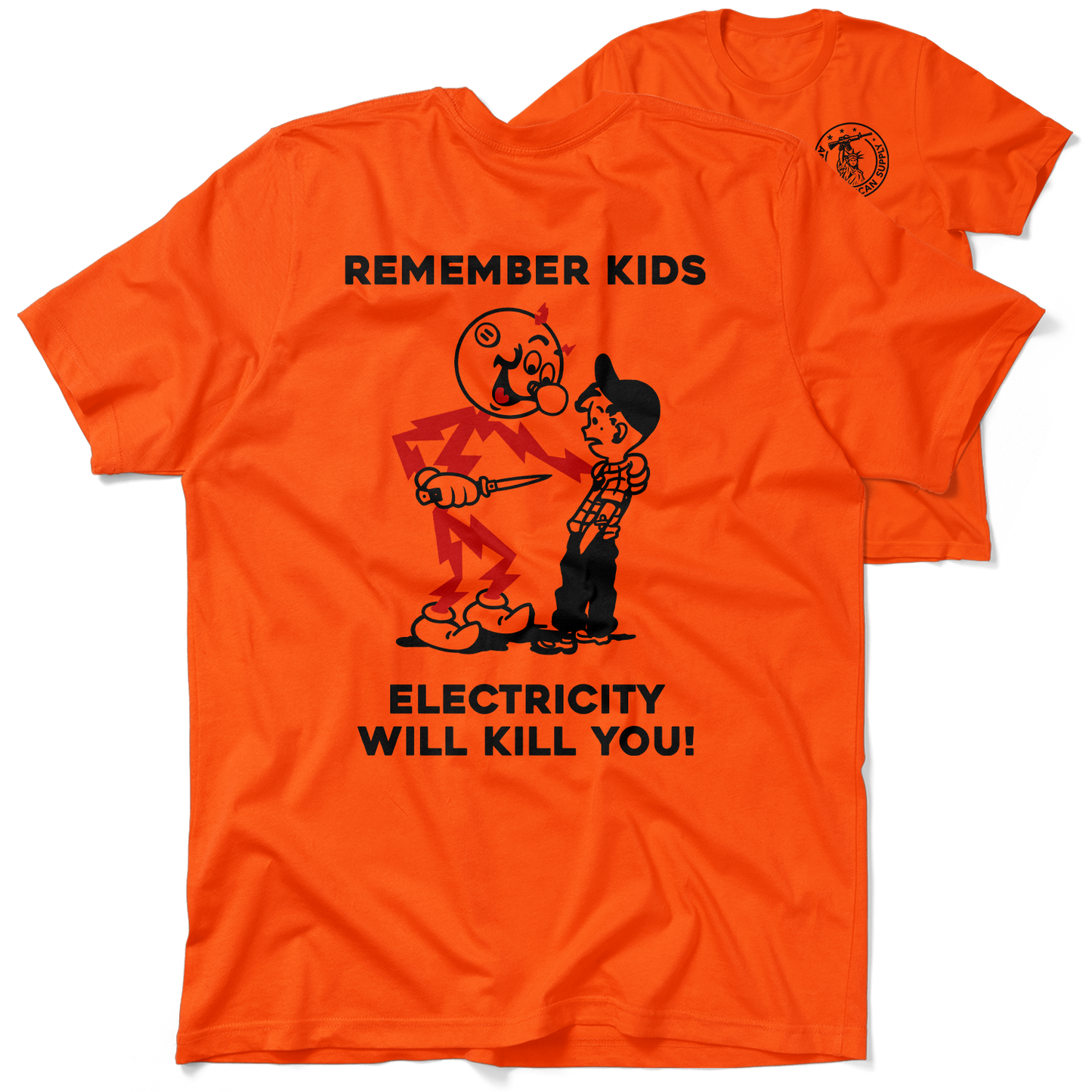 Remember Kids - Safety Orange T-Shirt