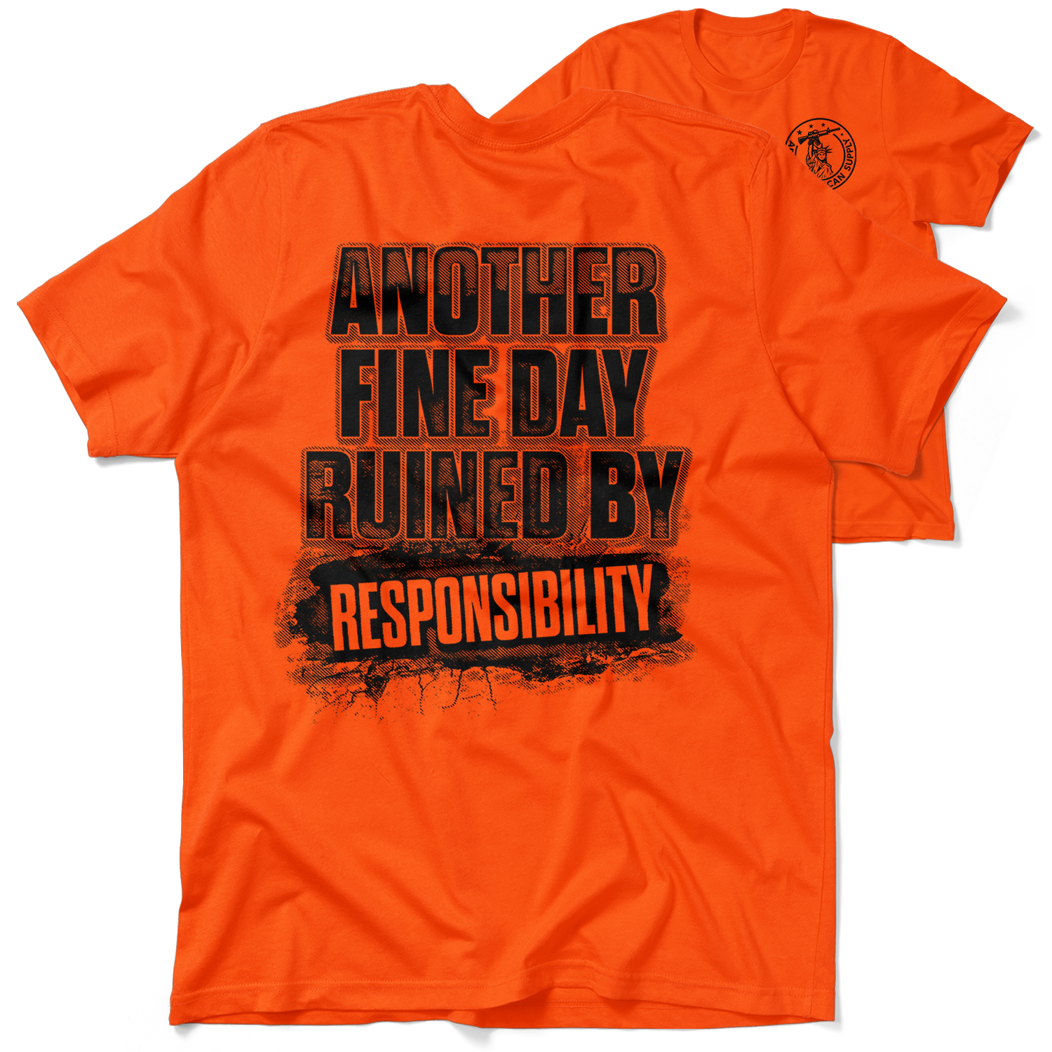 Responsibility - Safety Orange T-Shirt