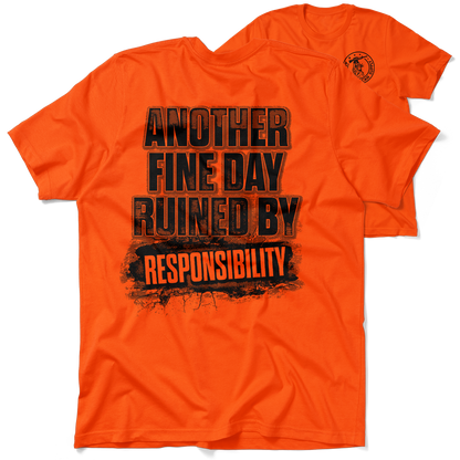 Responsibility - Safety Orange T-Shirt