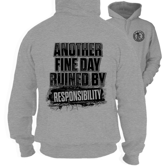 Responsibility - Heather Gray Hoodie