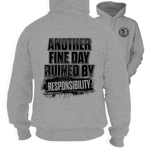 Responsibility - Heather Gray Hoodie