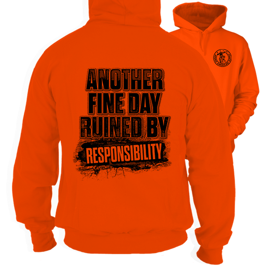 Responsibility - Safety Orange Hoodie