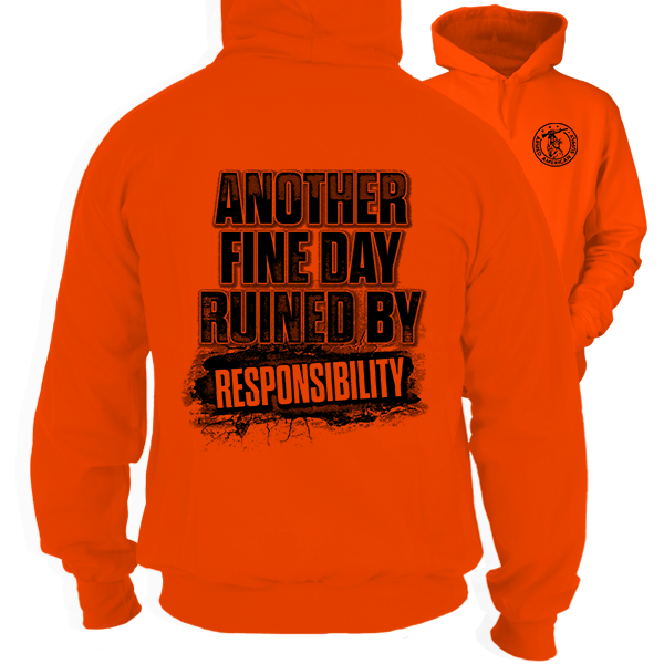 Responsibility - Safety Orange Hoodie