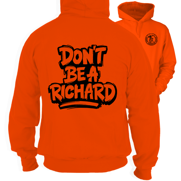 Richard - Safety Orange Hoodie