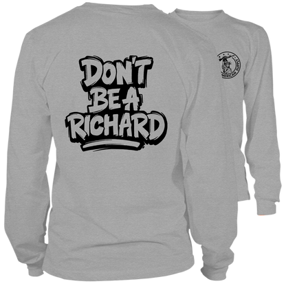 Richard - Long Sleeve Heather Gray T-Shirt