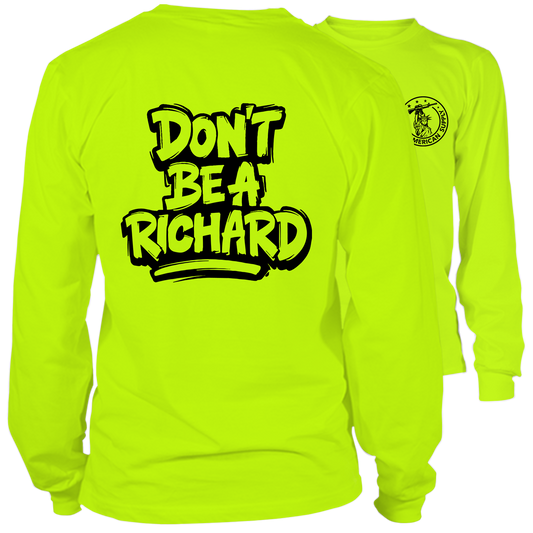 Richard - Long Sleeve Safety Yellow Hi-Vis T-Shirt