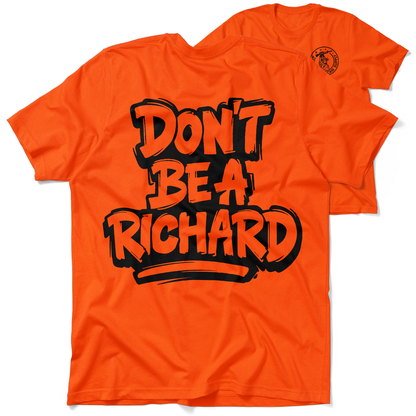 Richard  - Safety Orange T-Shirt