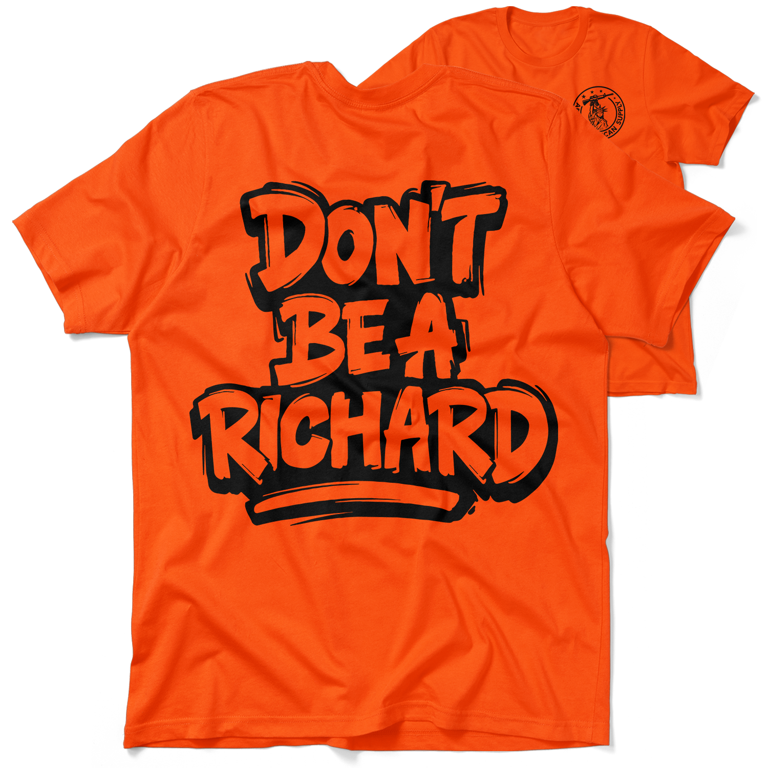 Richard  - Safety Orange T-Shirt