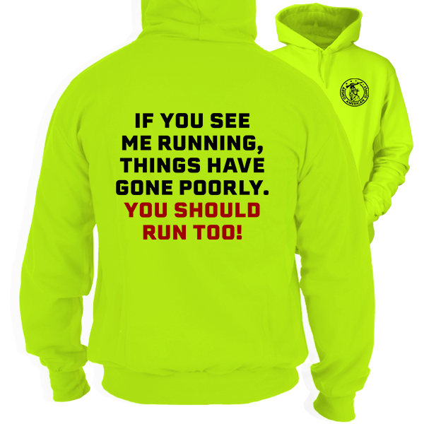 Run- Safety Yellow Hi-Vis Hoodie