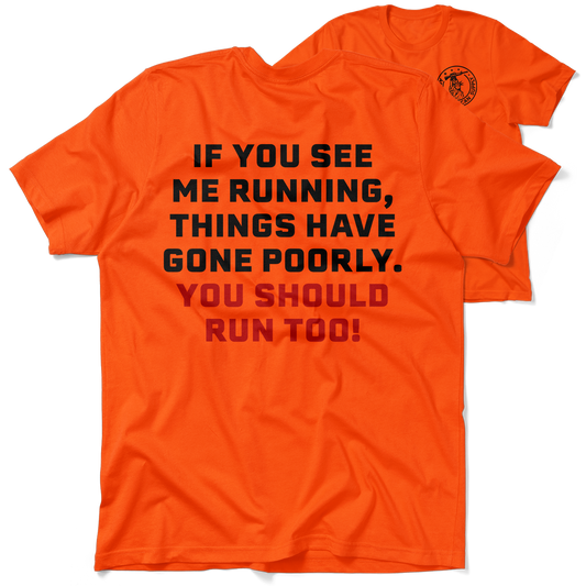 Run - Safety Orange T-Shirt