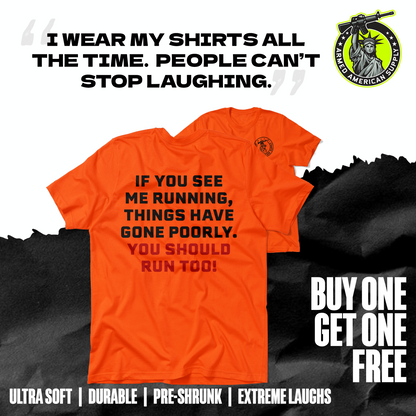 Run - Safety Orange T-Shirt