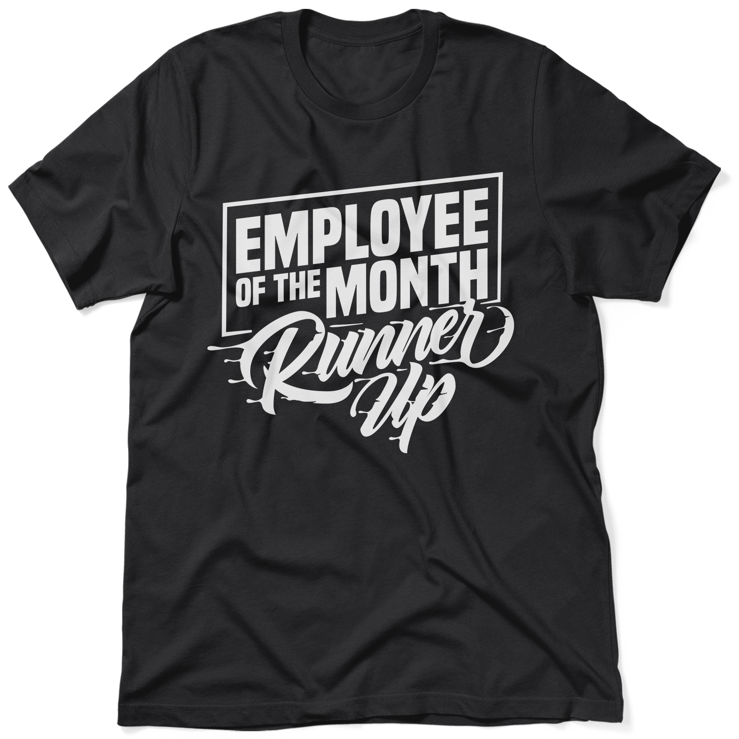 Runner Up - Black T-Shirt