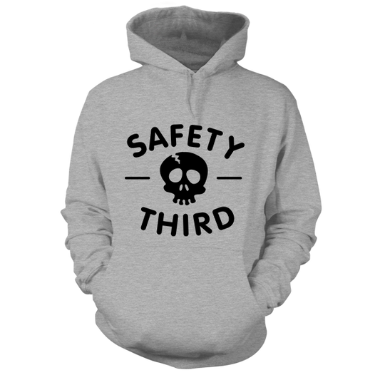 Safety Third - Heather Gray Hoodie