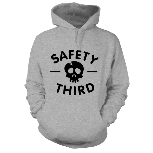 Safety Third - Heather Gray Hoodie