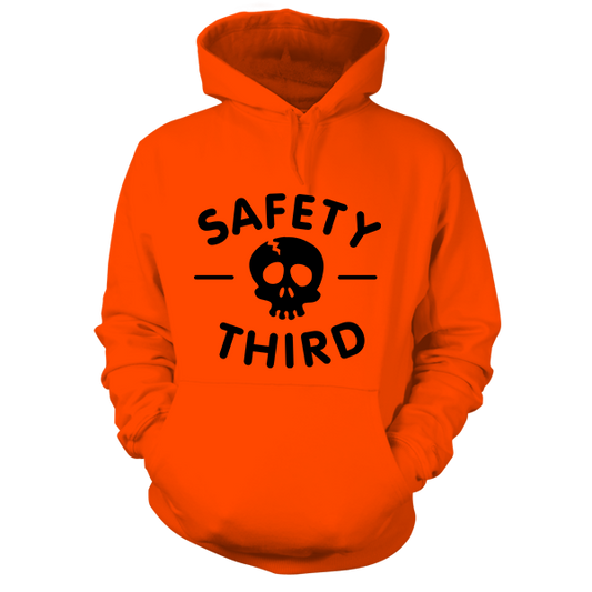 Safety Third - Safety Orange Hi Vis Hoodie