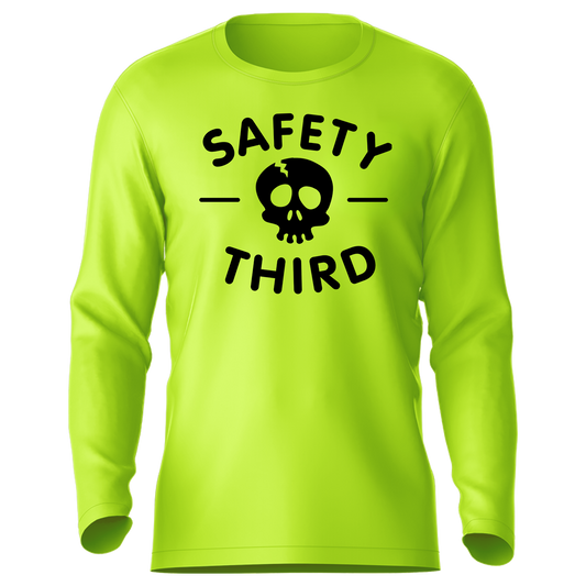Safety Third - Hi-Visibility UPF 50 Long Sleeve Sun Shirt