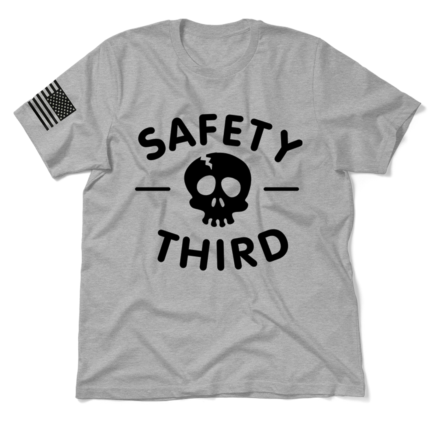 Safety Third - Heather Gray T-Shirt