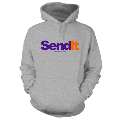 Send It - Heather Gray Hoodie