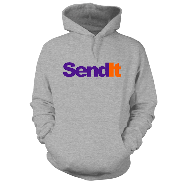 Send It - Heather Gray Hoodie