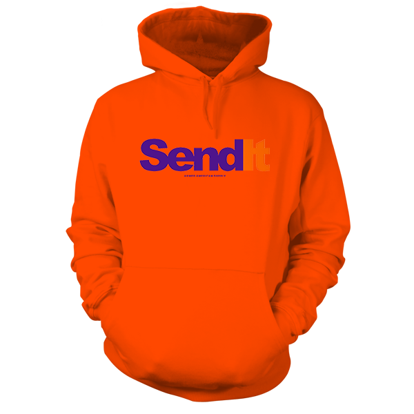 Send It - Safety Orange Hi-Vis Hoodie