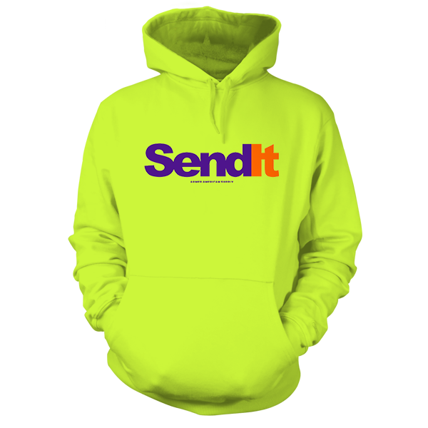 Send It - Safety Yellow Hi-Vis Hoodie