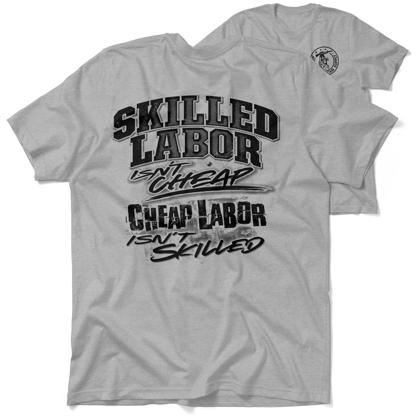 Skilled Labor - Heather Gray T-Shirt