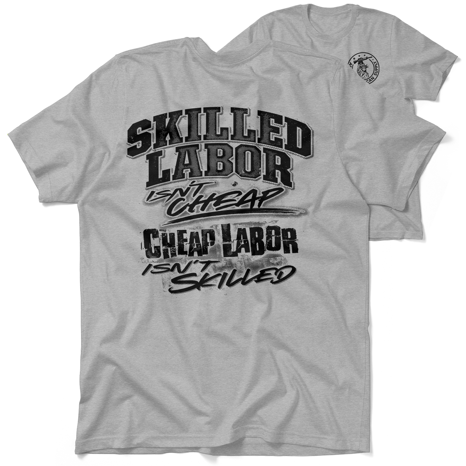 Skilled Labor - Heather Gray T-Shirt