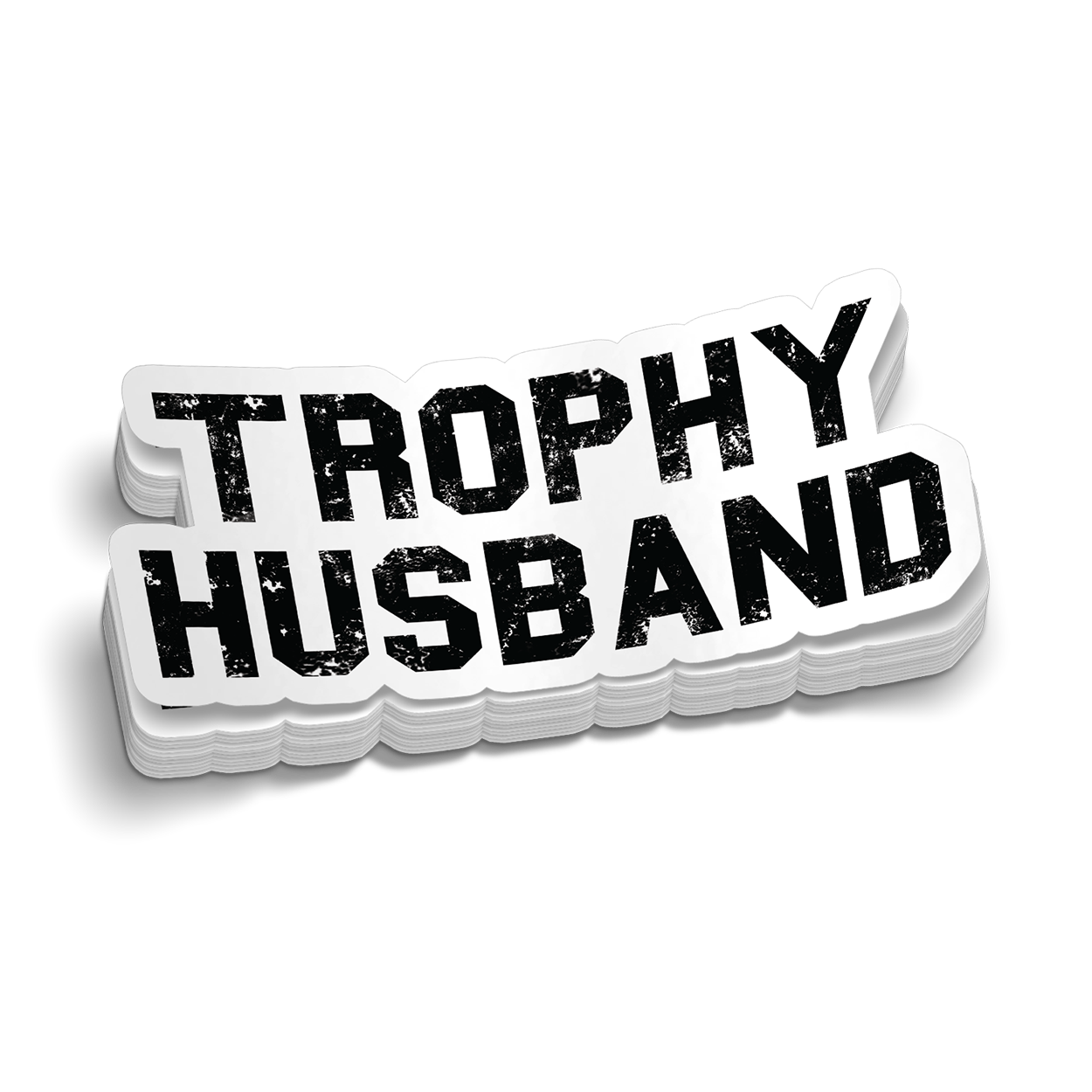 Trophy Husband Hard Hat Decal