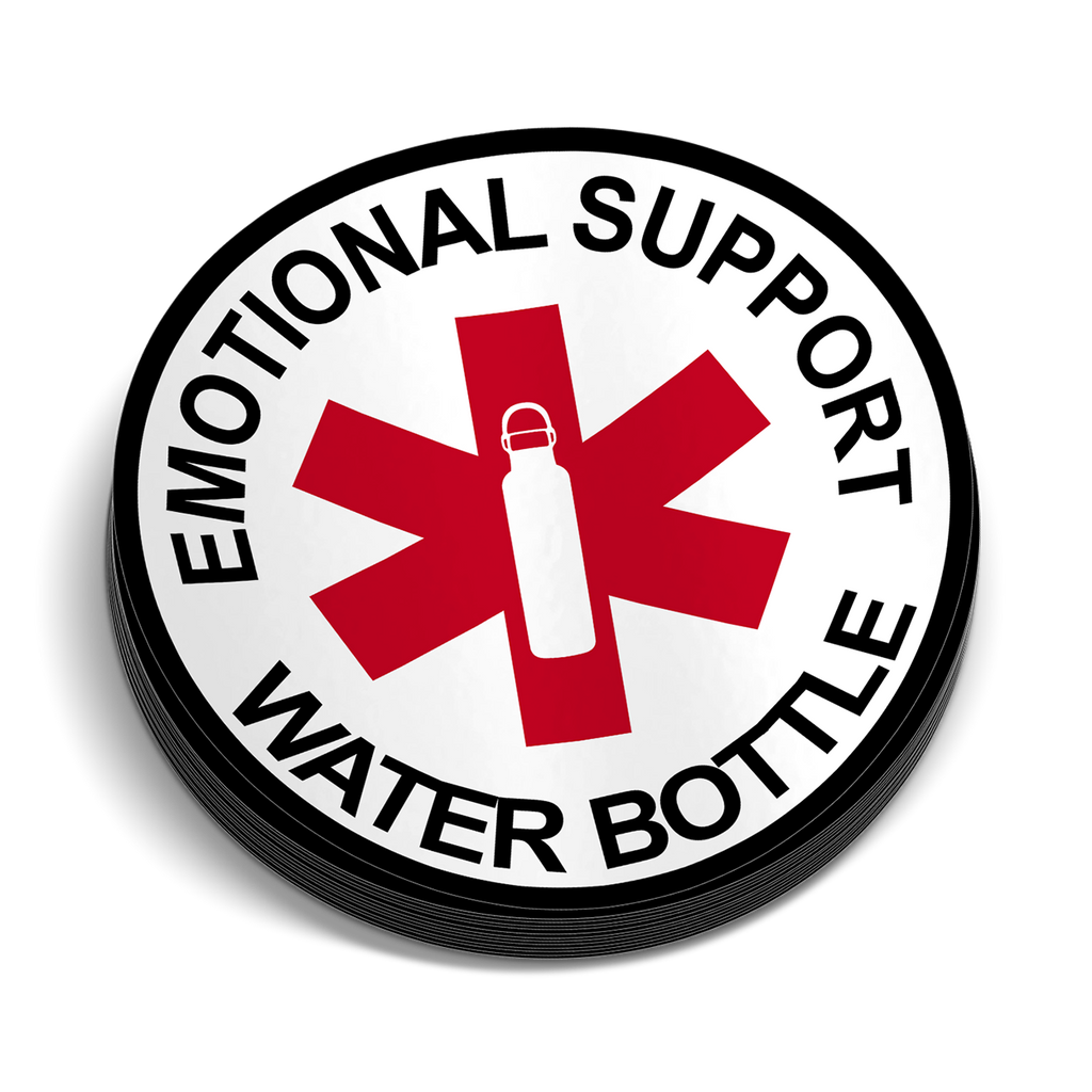 Support Water Bottle Decal