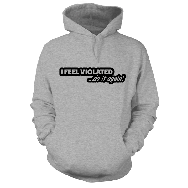 Violated - Heather Gray Hoodie