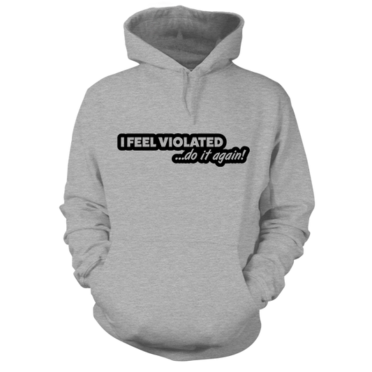 Violated - Heather Gray Hoodie