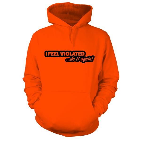 Violated - Safety Orange Hoodie